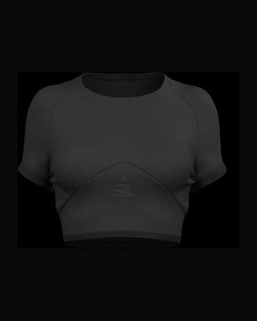 Cropped Tee, front view