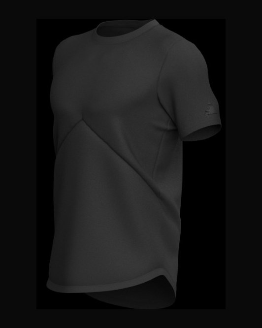 Tee, three-quarter view